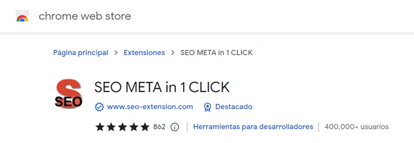 Herramienta para ver los headings SEO