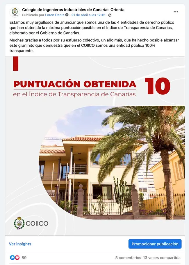 publicacion coiico anuncio